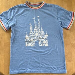 Jadelynn Brooke Blue and White Short Sleeve Tee